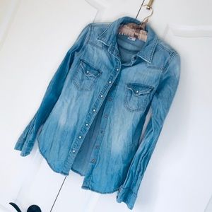 H&M 😍 DENIM SHIRT SIZE 8